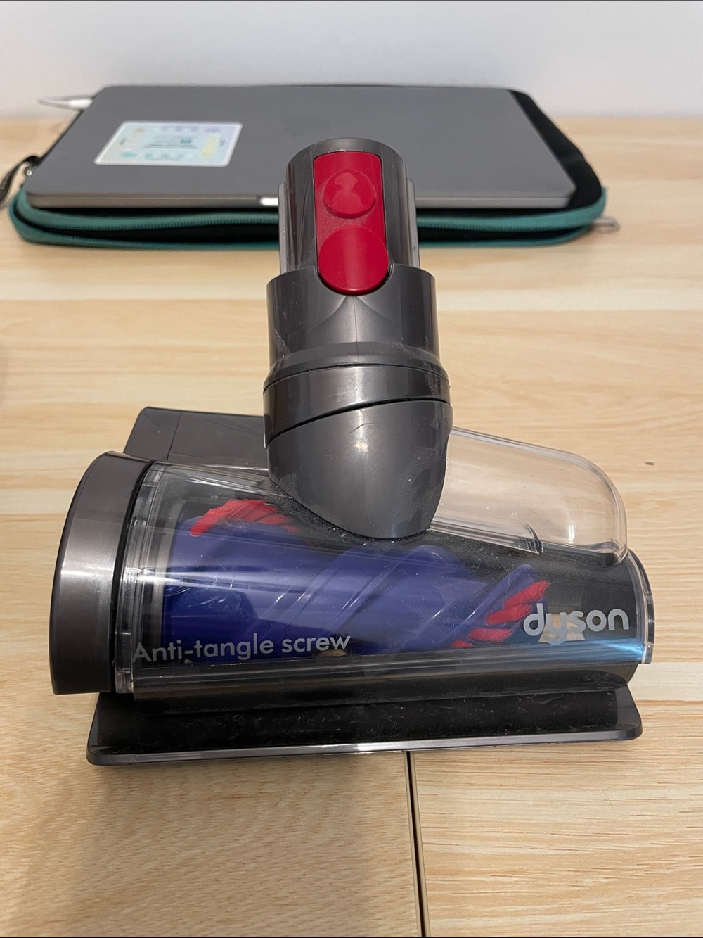 Dyson Gray and Red Mini Motorized Cleaner Head